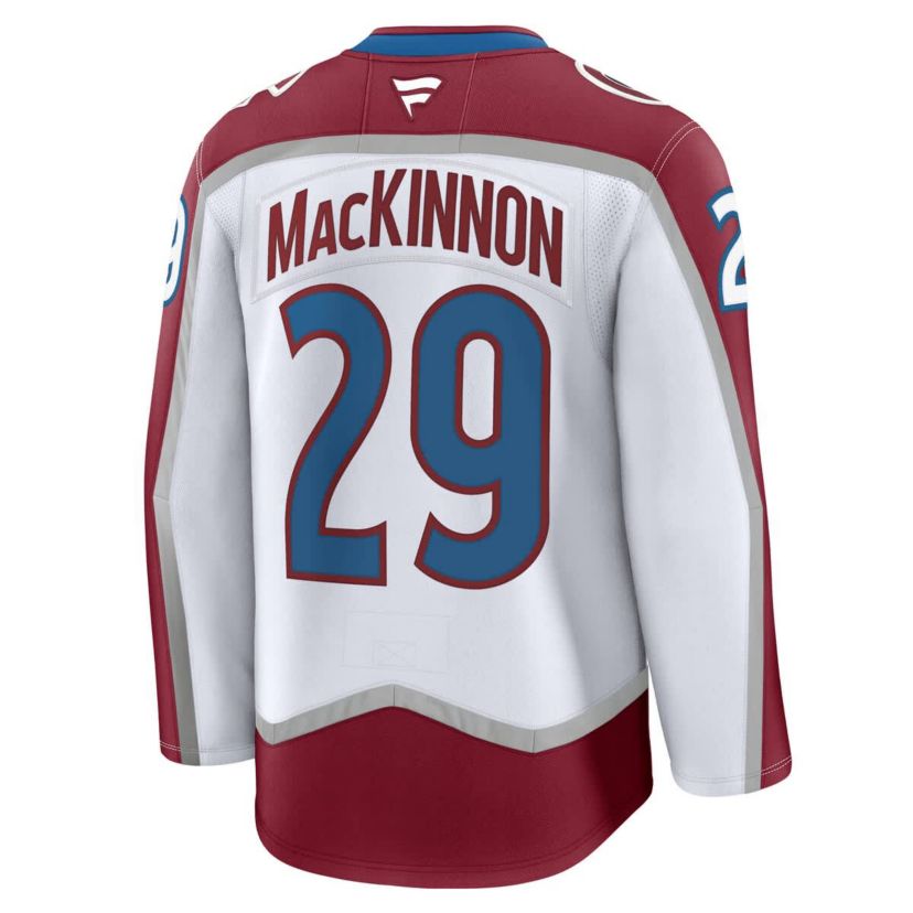 NHL Fanatics Nathan MacKinnon Colorado Avalanche Away Premium Jersey