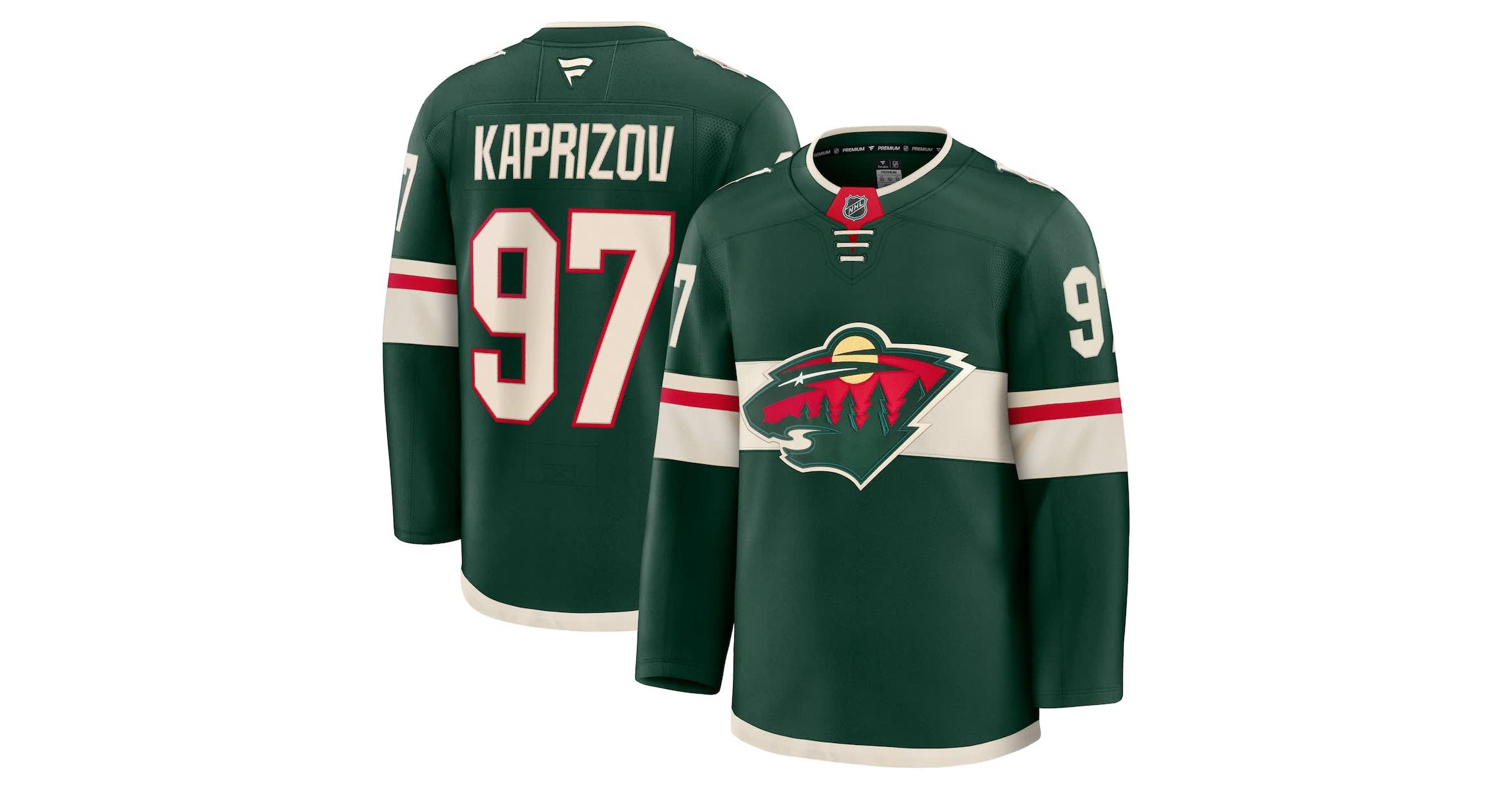 NHL Fanatics Kirill Kaprizov Minnesota Wild Home Premium Jersey