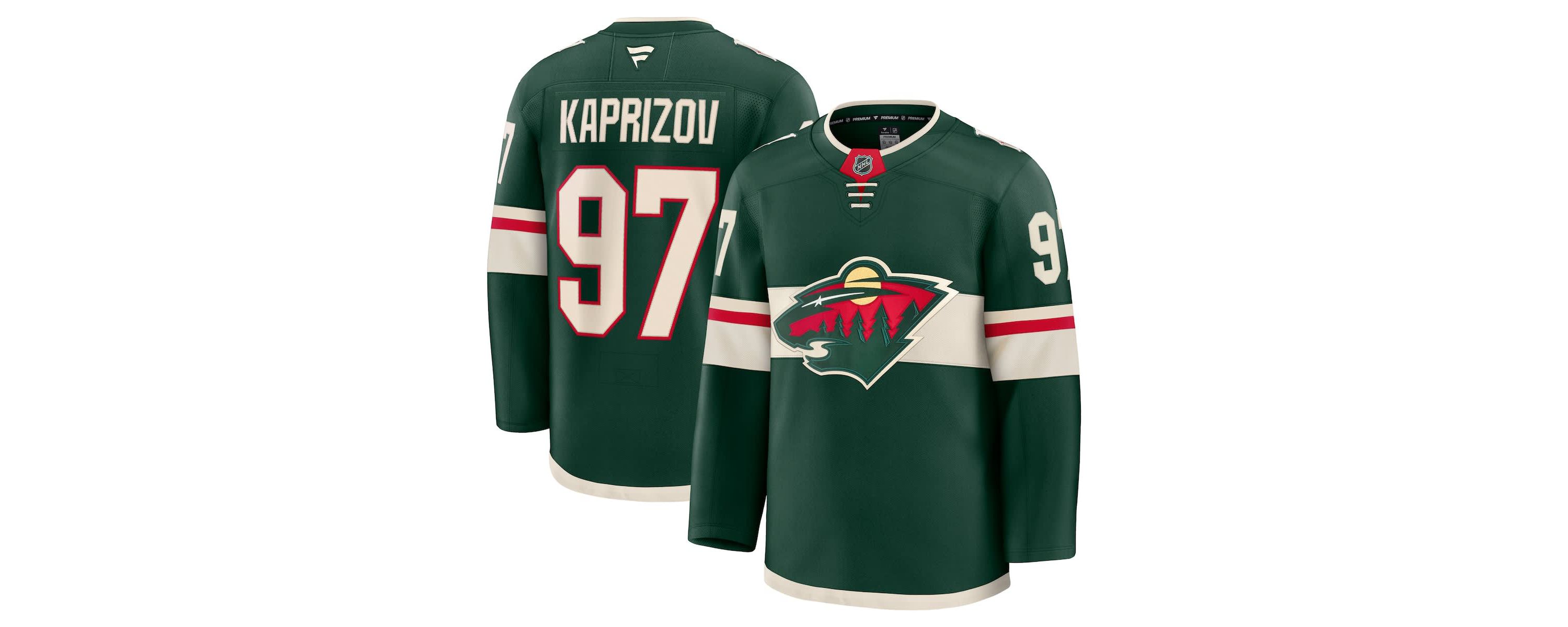 NHL Fanatics Kirill Kaprizov Minnesota Wild Home Premium Jersey