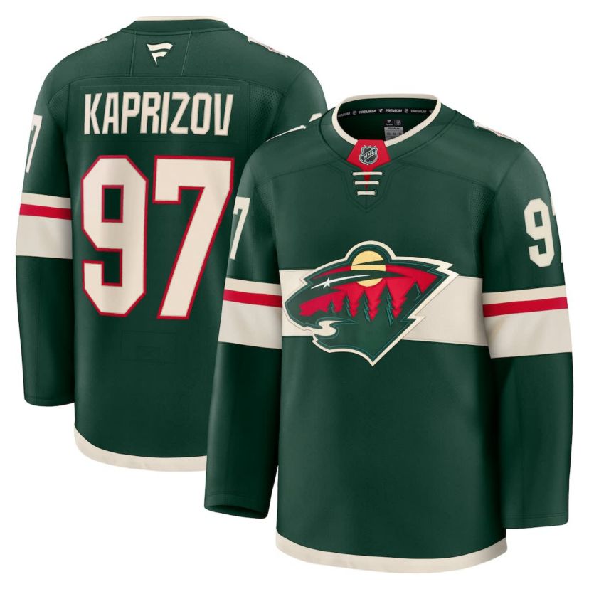 NHL Fanatics Kirill Kaprizov Minnesota Wild Home Premium Jersey