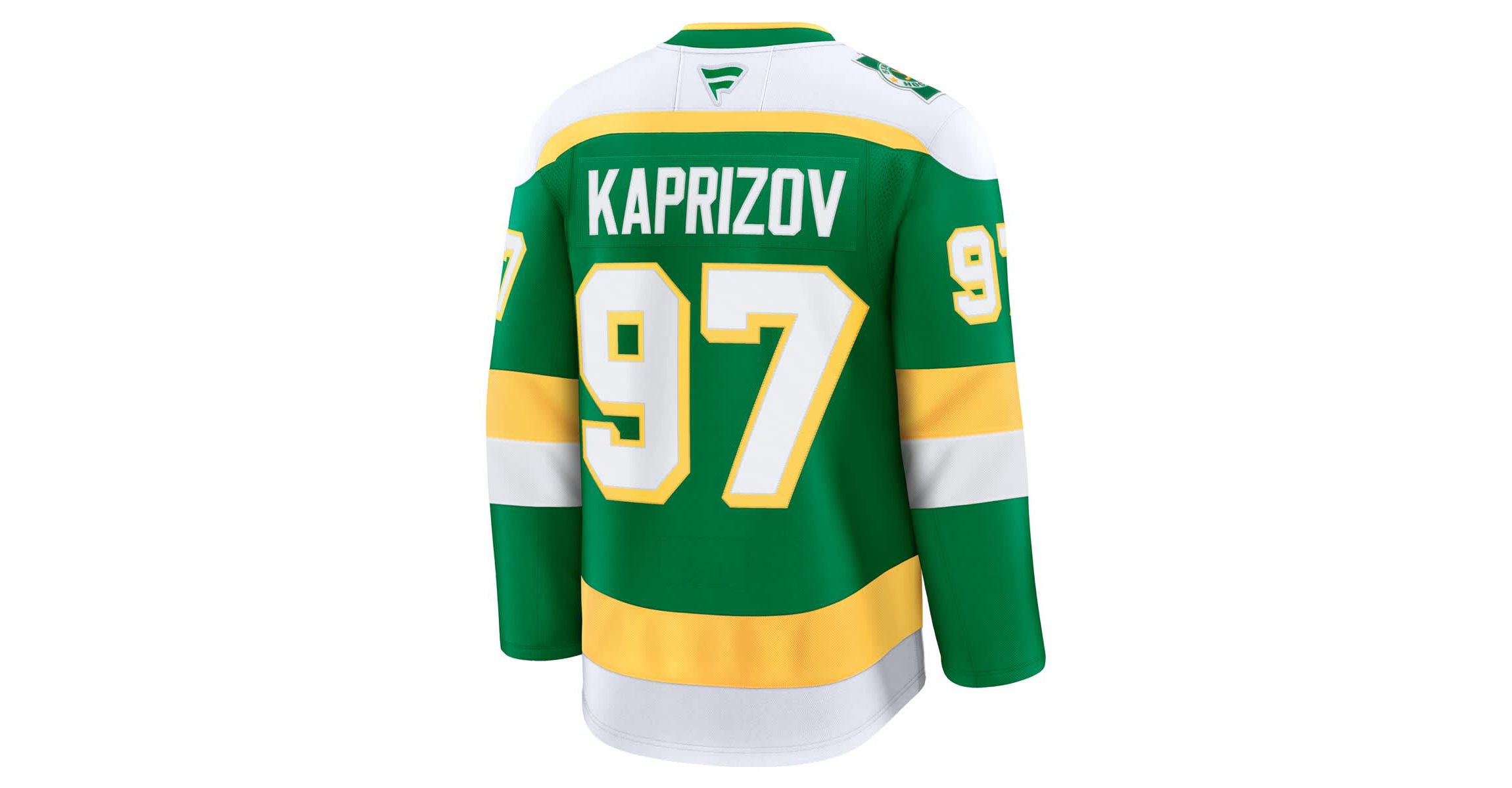 NHL Fanatics Kirill Kaprizov Minnesota Wild Alternate Premium Jersey
