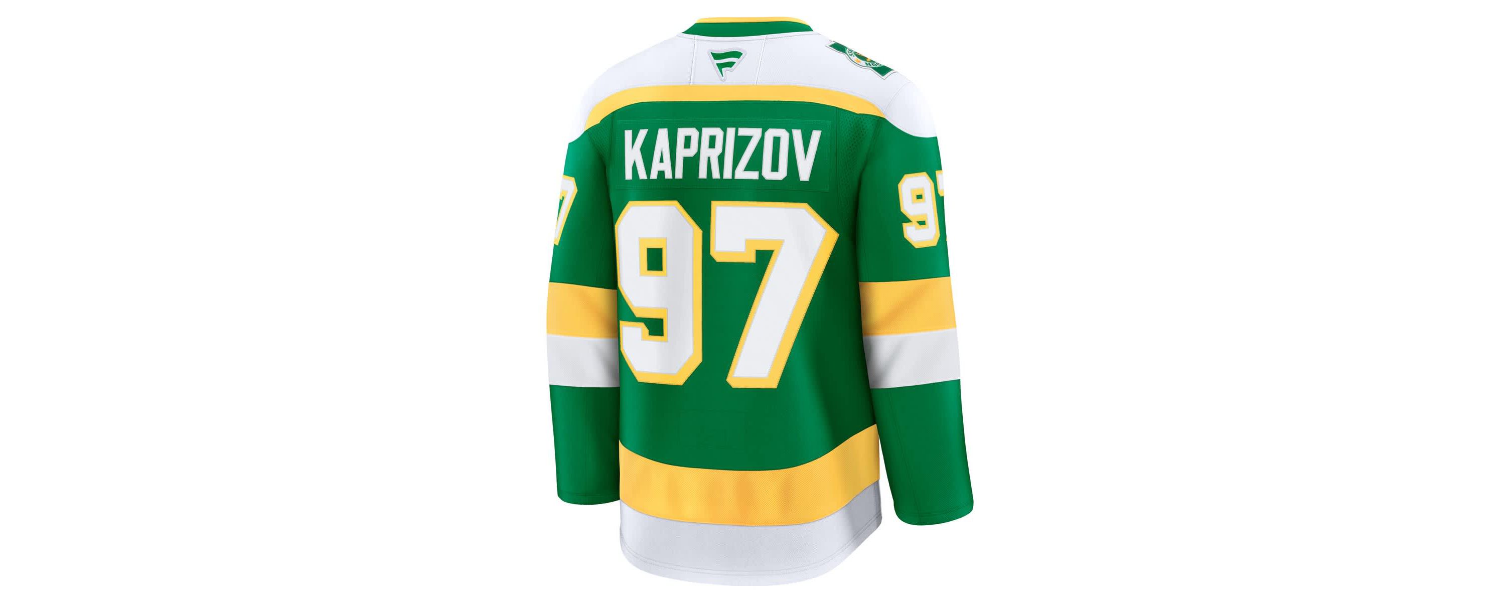 NHL Fanatics Kirill Kaprizov Minnesota Wild Alternate Premium Jersey