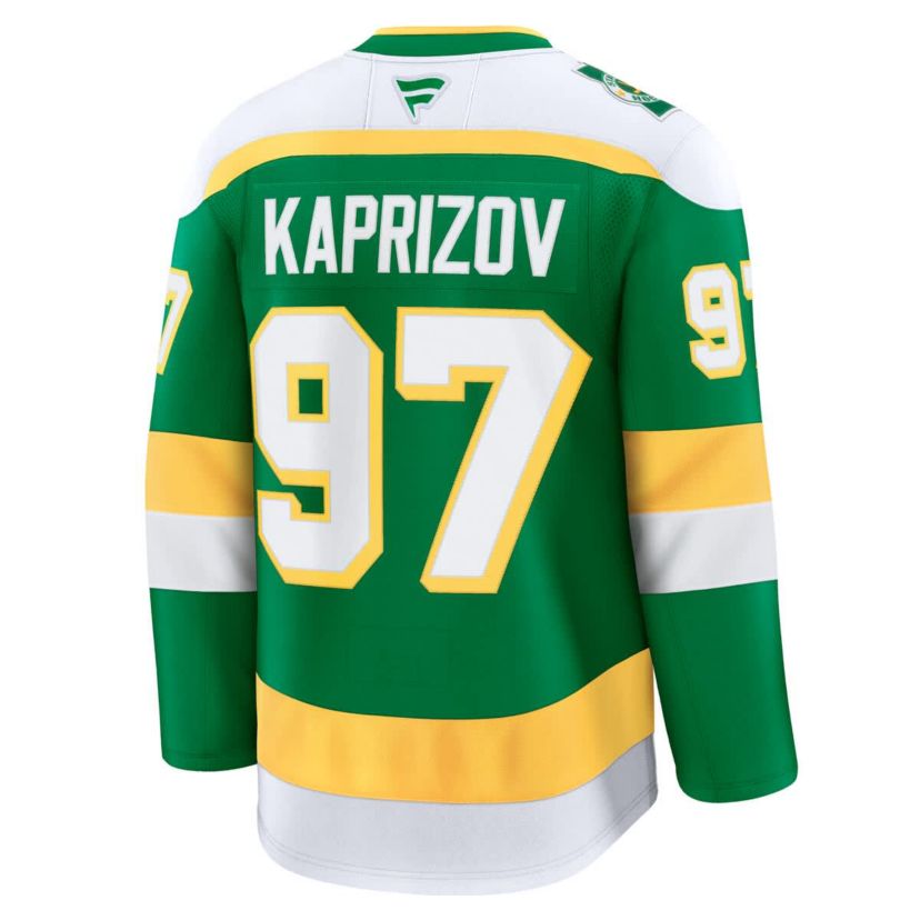 NHL Fanatics Kirill Kaprizov Minnesota Wild Alternate Premium Jersey