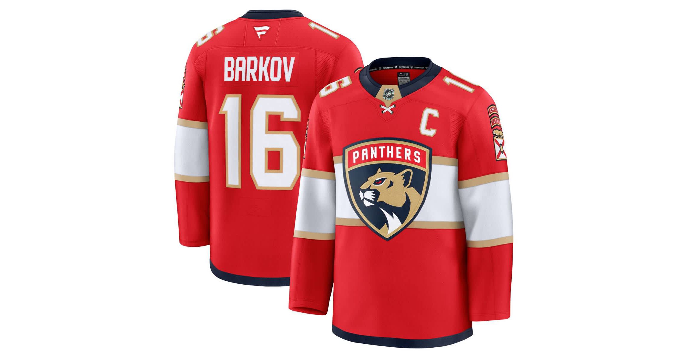NHL Fanatics Aleksander Barkov Florida Panthers Home Premium Jersey