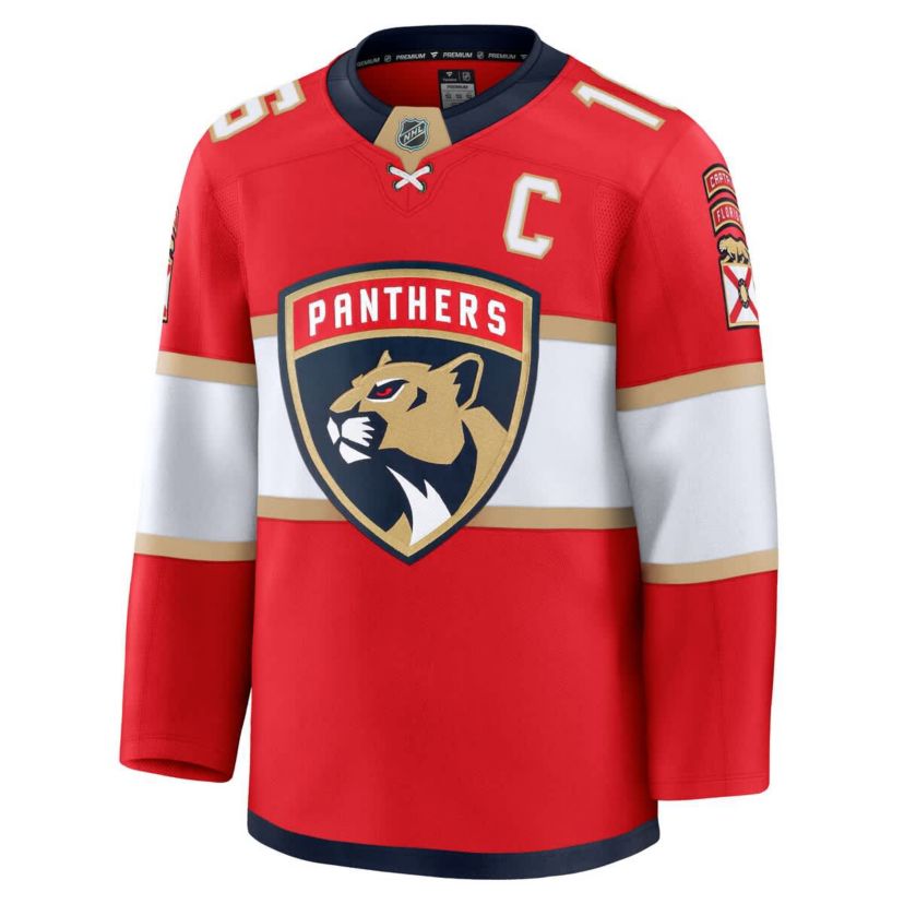 NHL Fanatics Aleksander Barkov Florida Panthers Home Premium Jersey