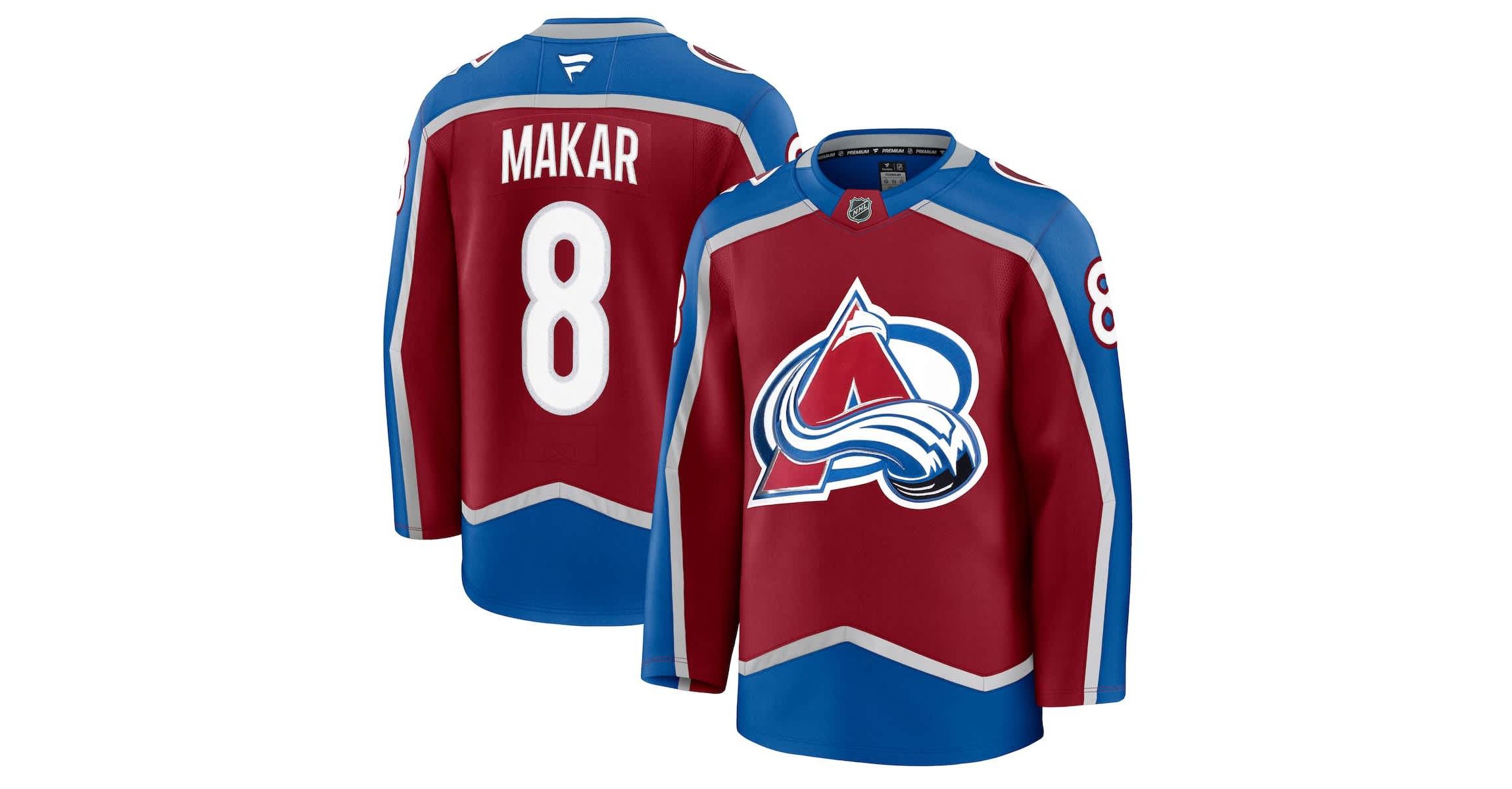 NHL Fanatics Cale Makar Colorado Avalanche Home Premium Jersey