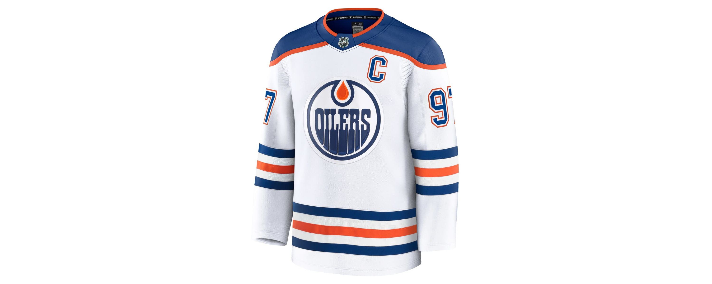 NHL Fanatics Connor McDavid Edmonton Oilers Away Premium Jersey