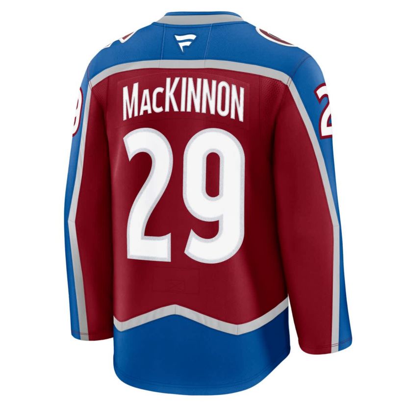 NHL Fanatics Nathan MacKinnon Colorado Avalanche Home Premium Jersey