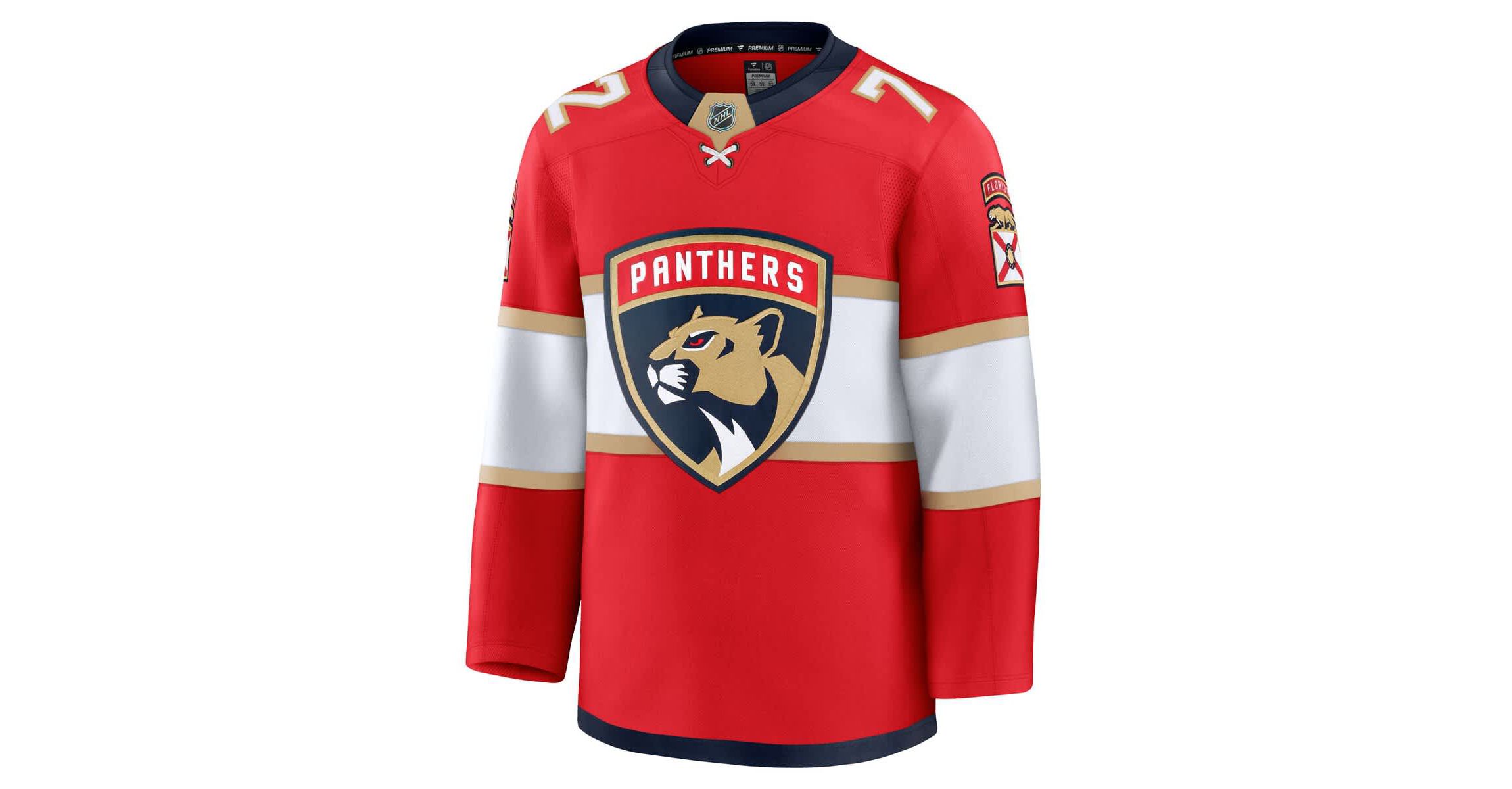 NHL Fanatics Sergei Bobrovsky Florida Panthers Premium Jersey