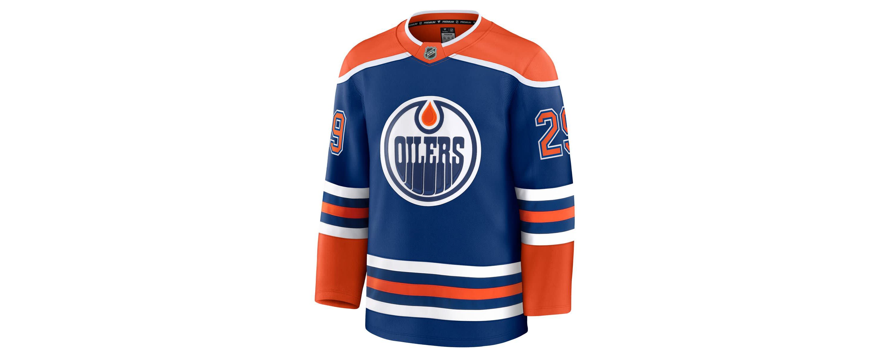 NHL Fanatics Leon Draisaitl Edmonton Oilers Home Premium Jersey
