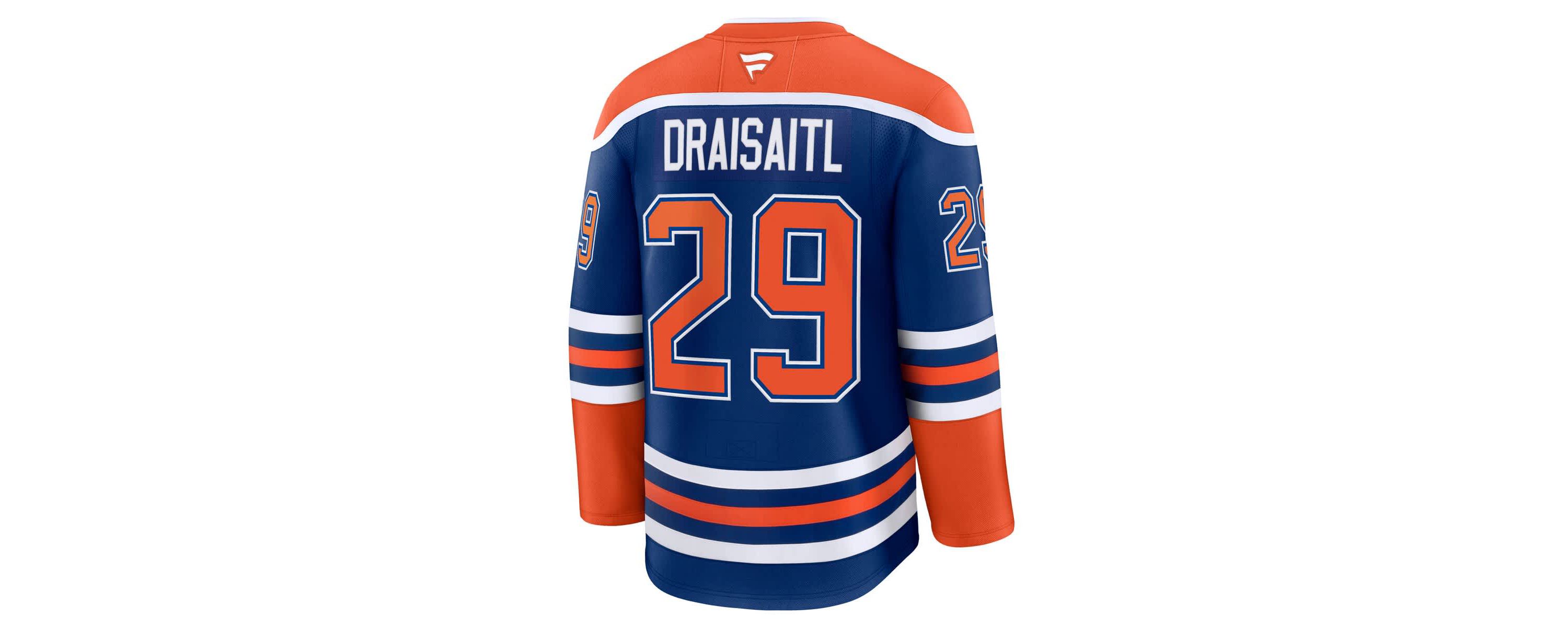 NHL Fanatics Leon Draisaitl Edmonton Oilers Home Premium Jersey