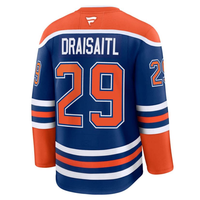 NHL Fanatics Leon Draisaitl Edmonton Oilers Home Premium Jersey