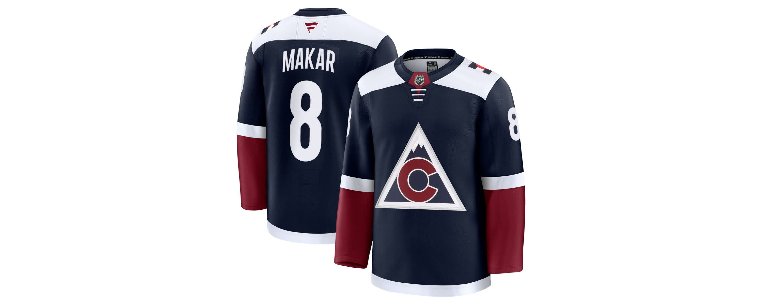 NHL Fanatics Cale Makar Colorado Avalanche Alternate Premium Jersey