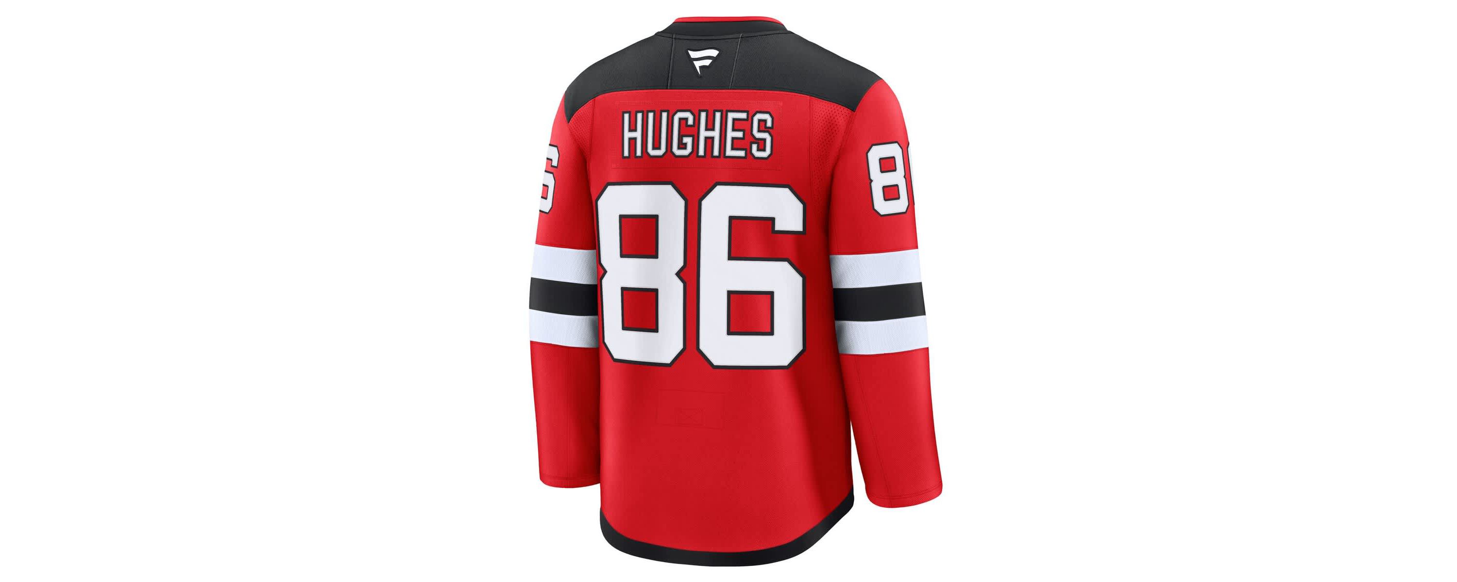 NHL Fanatics Jack Hughes New Jersey Devils Home Premium Jersey