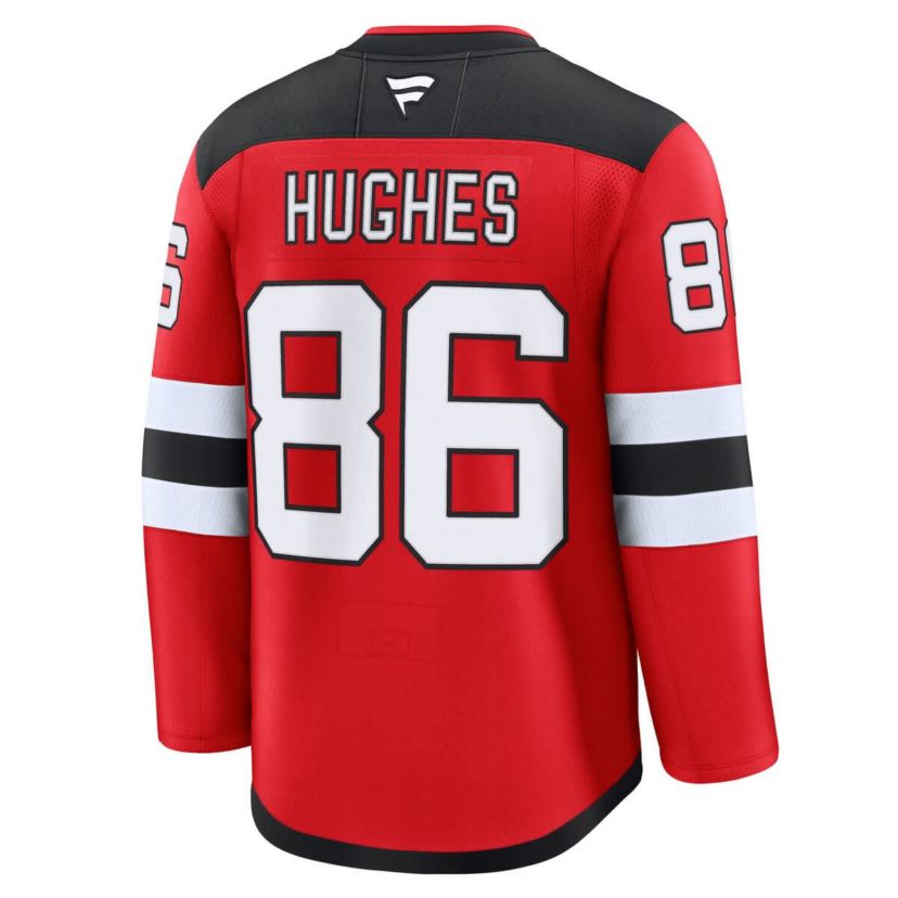 NHL Fanatics Jack Hughes New Jersey Devils Home Premium Jersey
