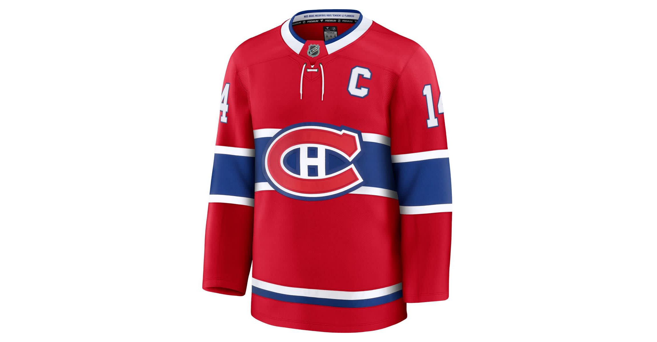 NHL Fanatics Nick Suzuki Montreal Canadiens Home Premium Jersey