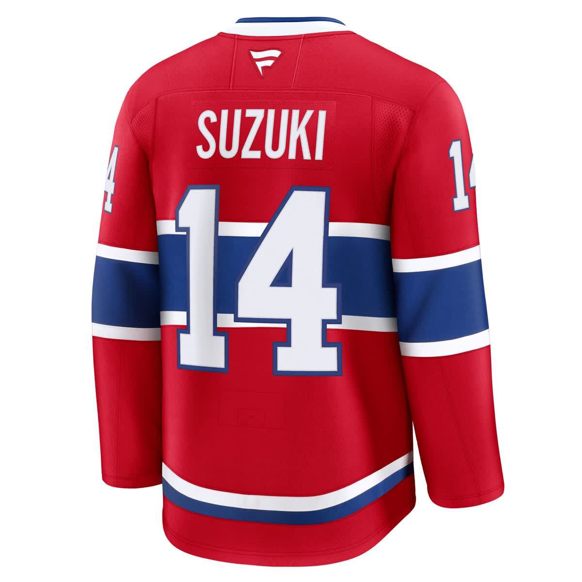 NHL Fanatics Nick Suzuki Montreal Canadiens Home Premium Jersey
