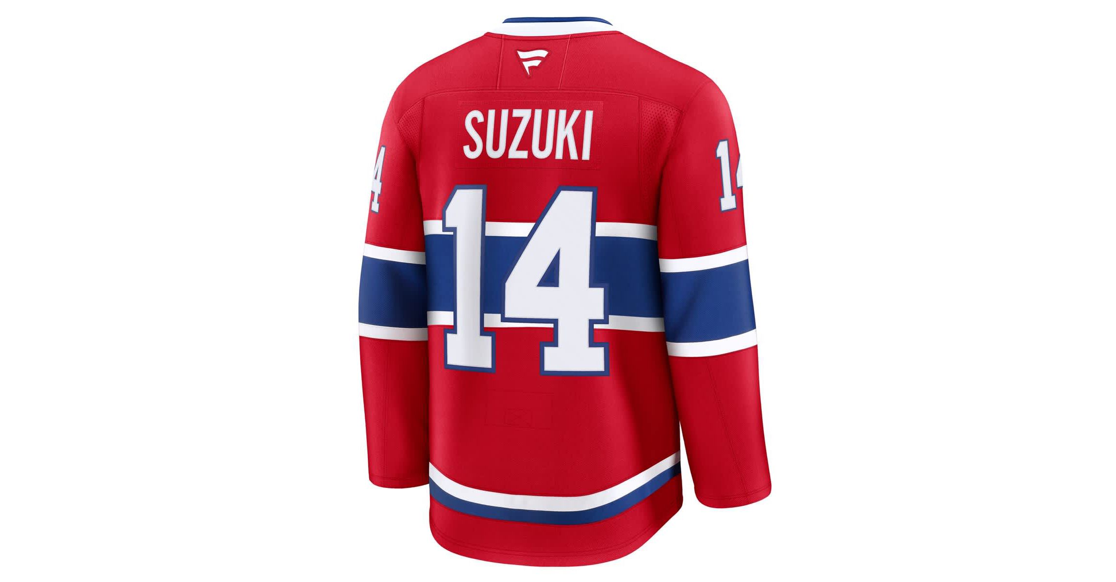 NHL Fanatics Nick Suzuki Montreal Canadiens Home Premium Jersey