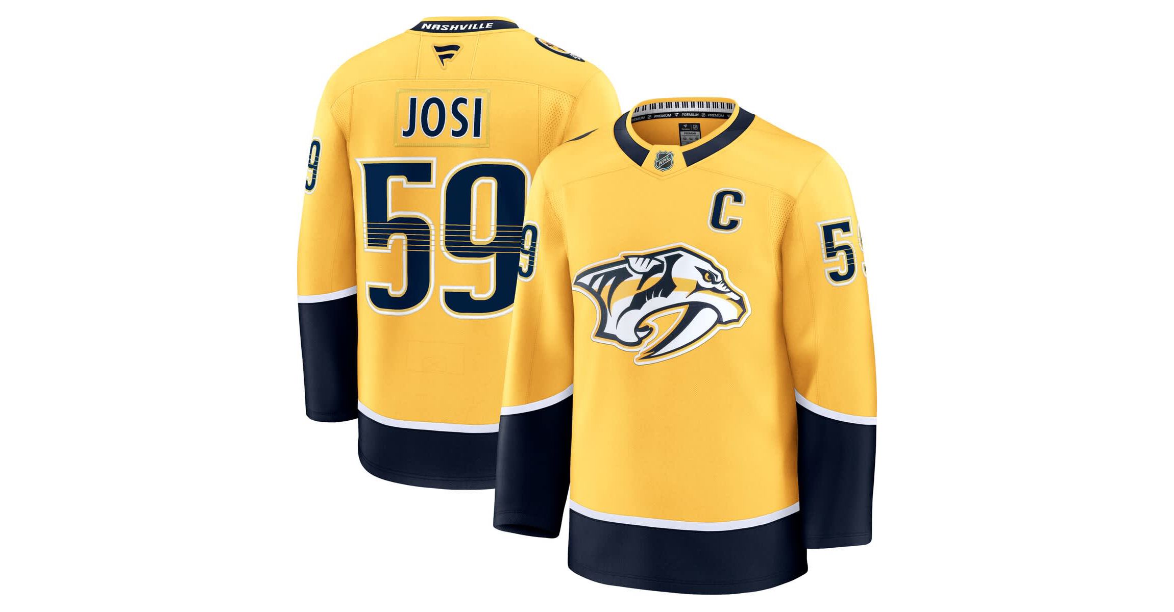 NHL Fanatics Roman Josi Nashville Predators Home Premium Jersey