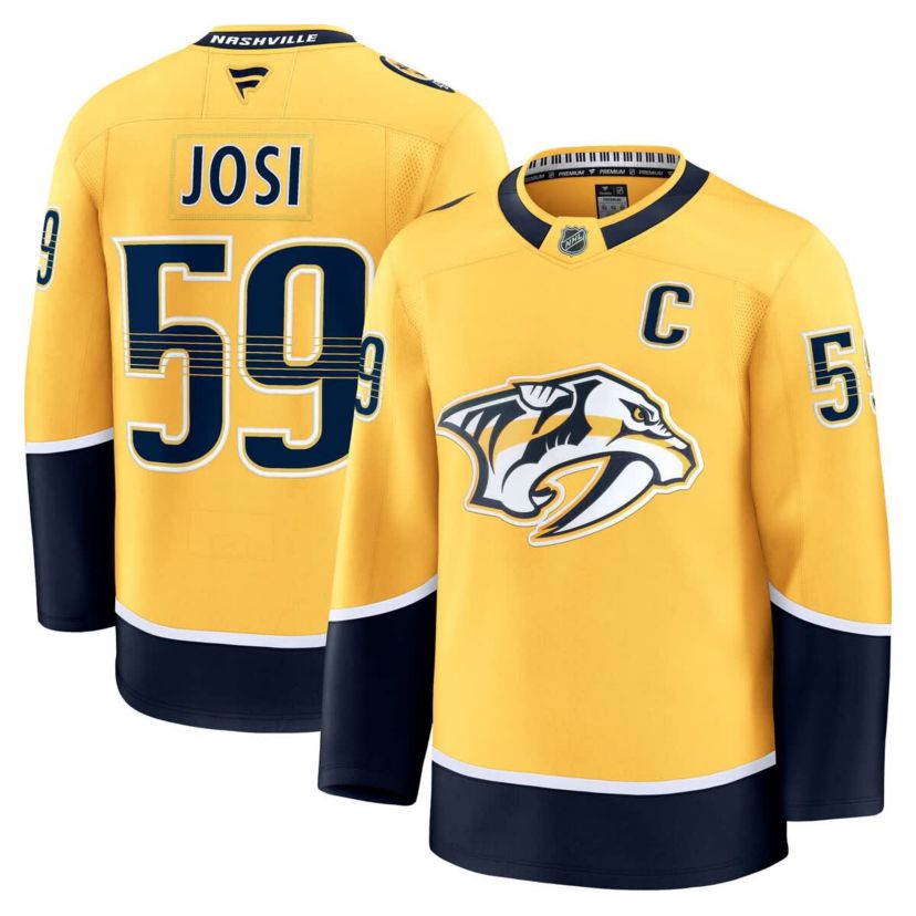 NHL Fanatics Roman Josi Nashville Predators Home Premium Jersey