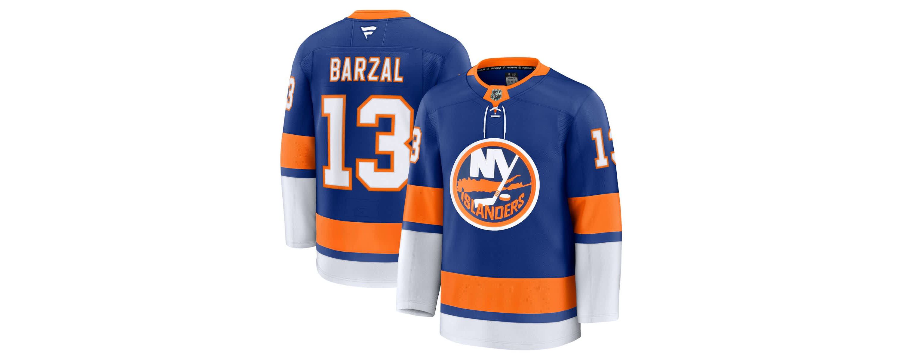 NHL Fanatics Mathew Barzal New York Islanders Home Premium Jersey