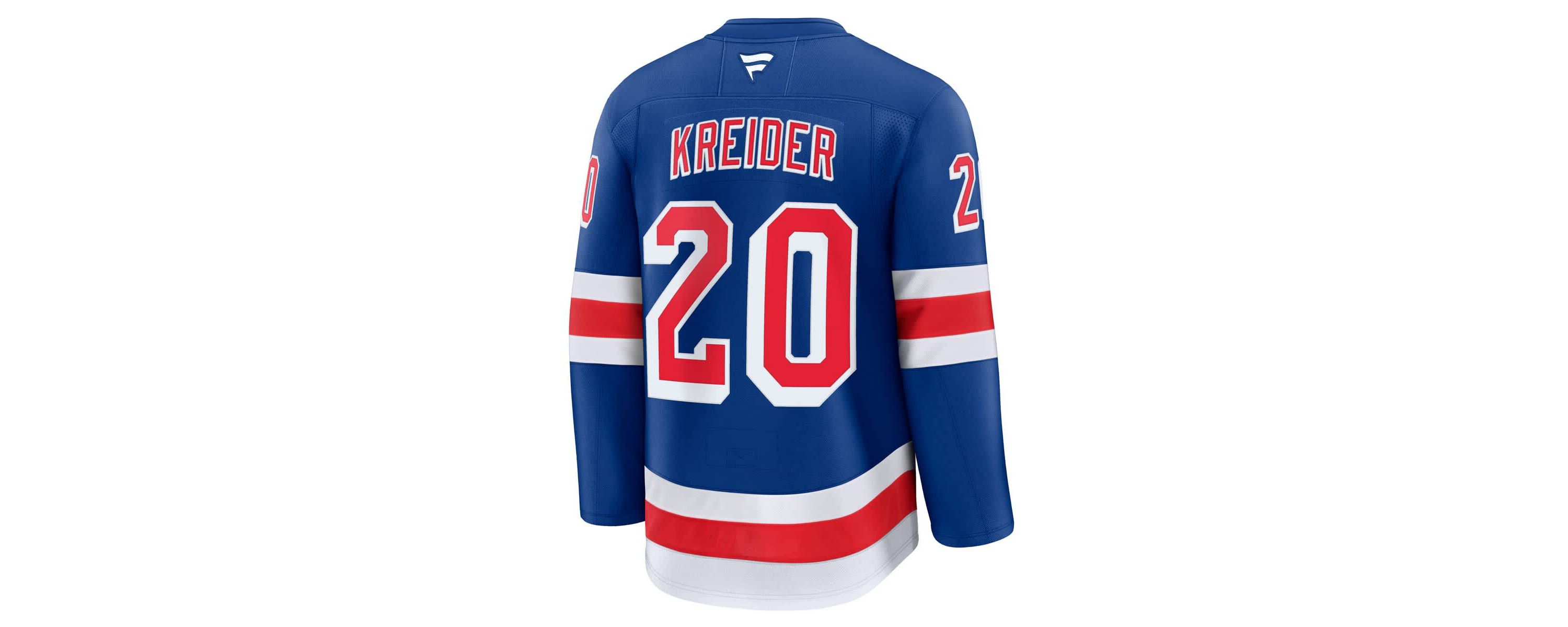 NHL Fanatics Chris Kreider New York Rangers Home Premium Jersey