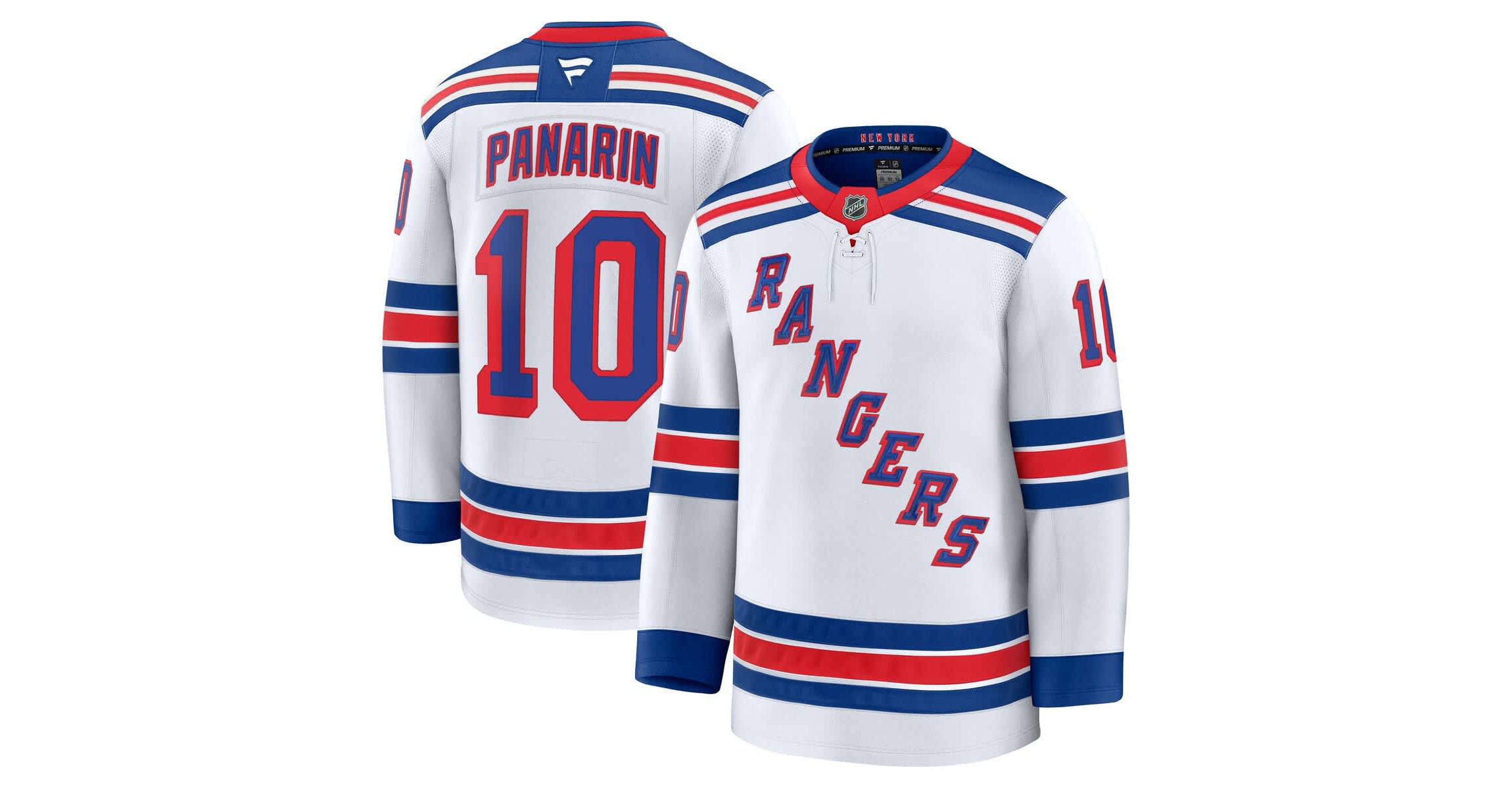 NHL Fanatics Artemi Panarin New York Rangers Away Premium Jersey
