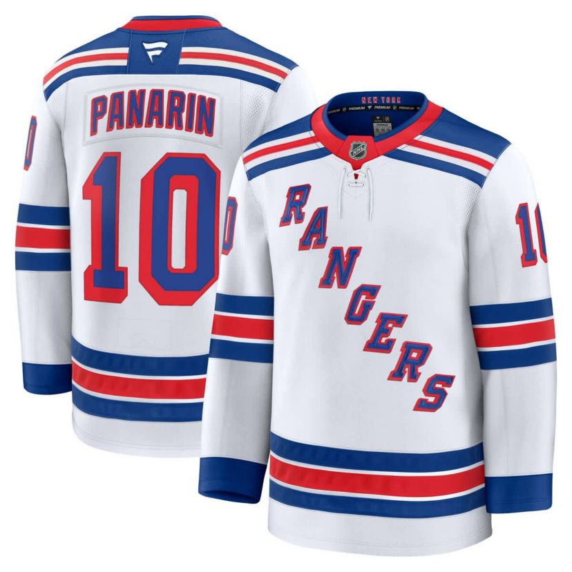 NHL Fanatics Artemi Panarin New York Rangers Away Premium Jersey