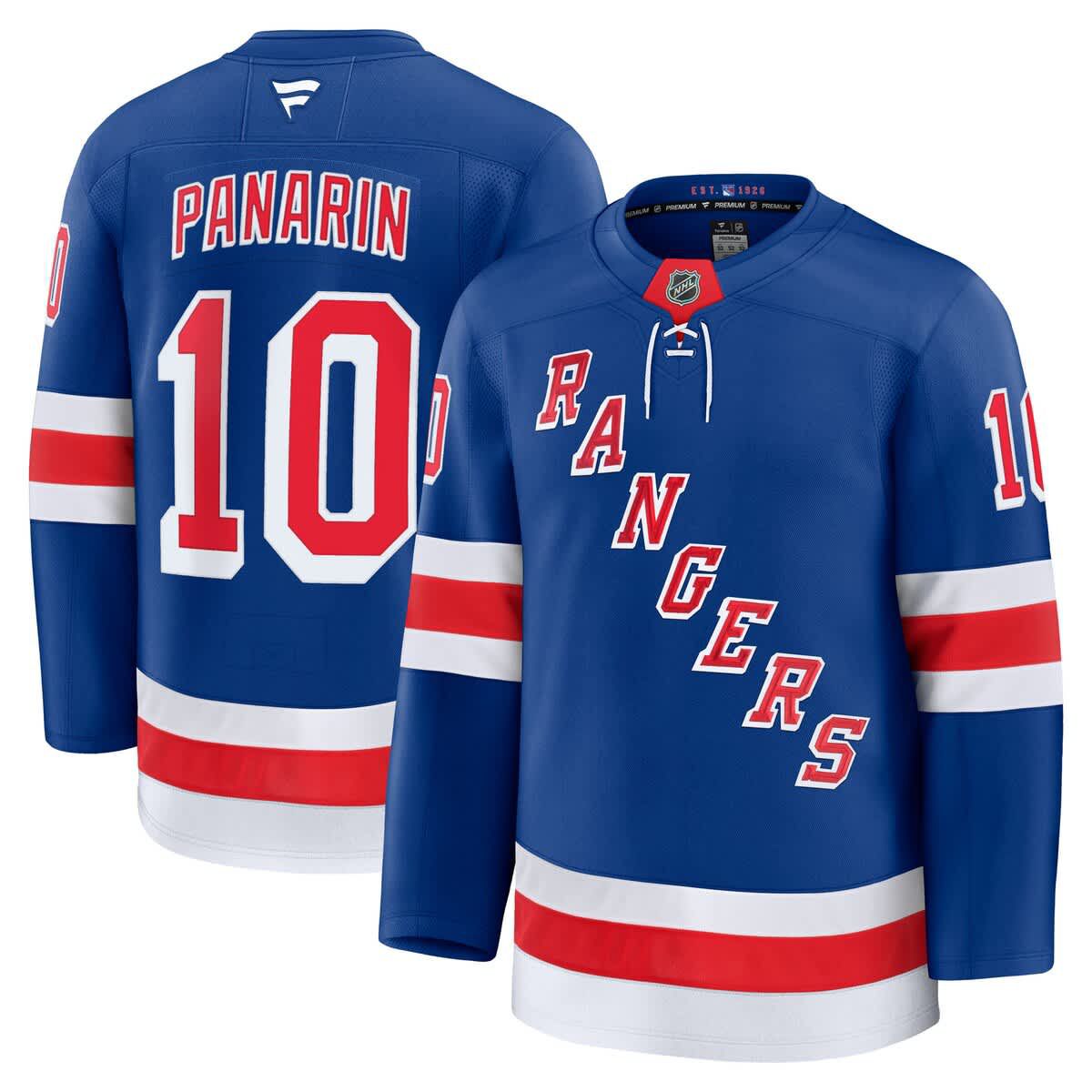 NHL Fanatics Artemi Panarin New York Rangers Home Premium Jersey