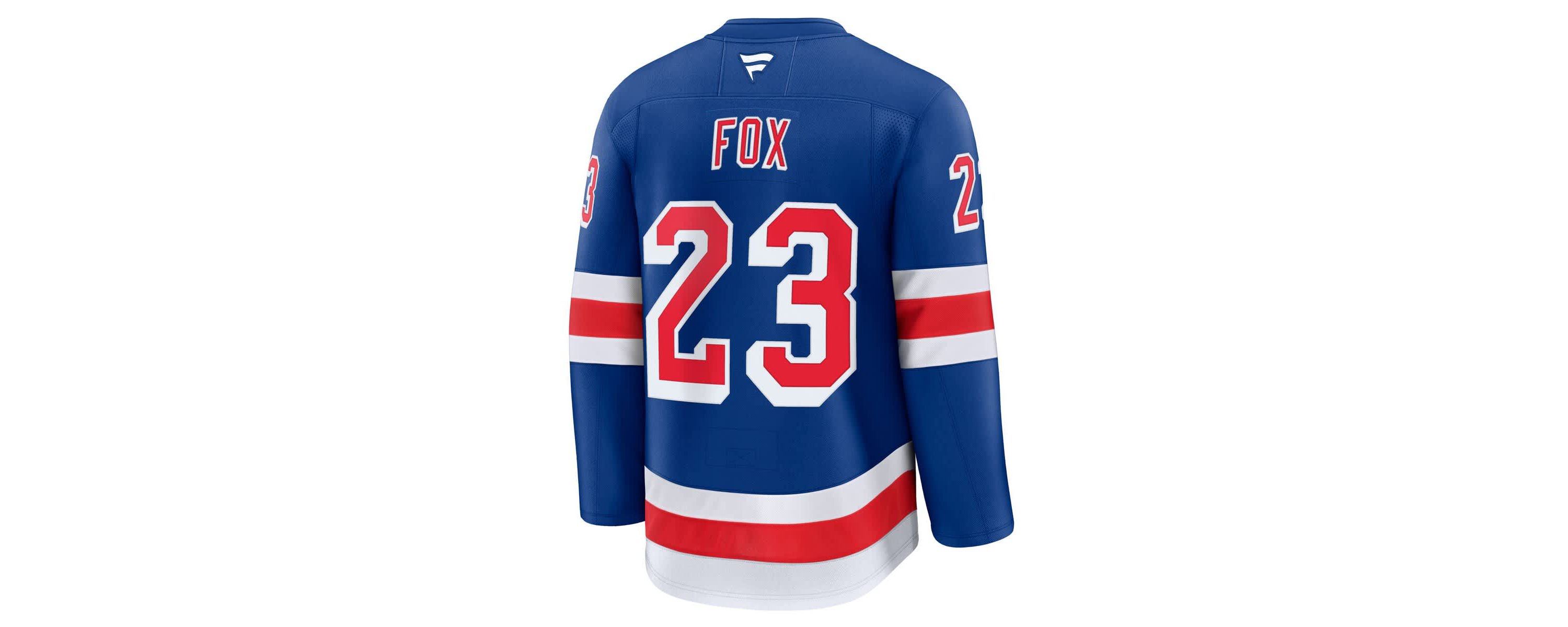 NHL Fanatics Adam Fox New York Rangers Home Premium Jersey