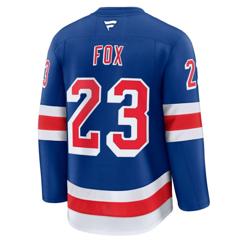 NHL Fanatics Adam Fox New York Rangers Home Premium Jersey