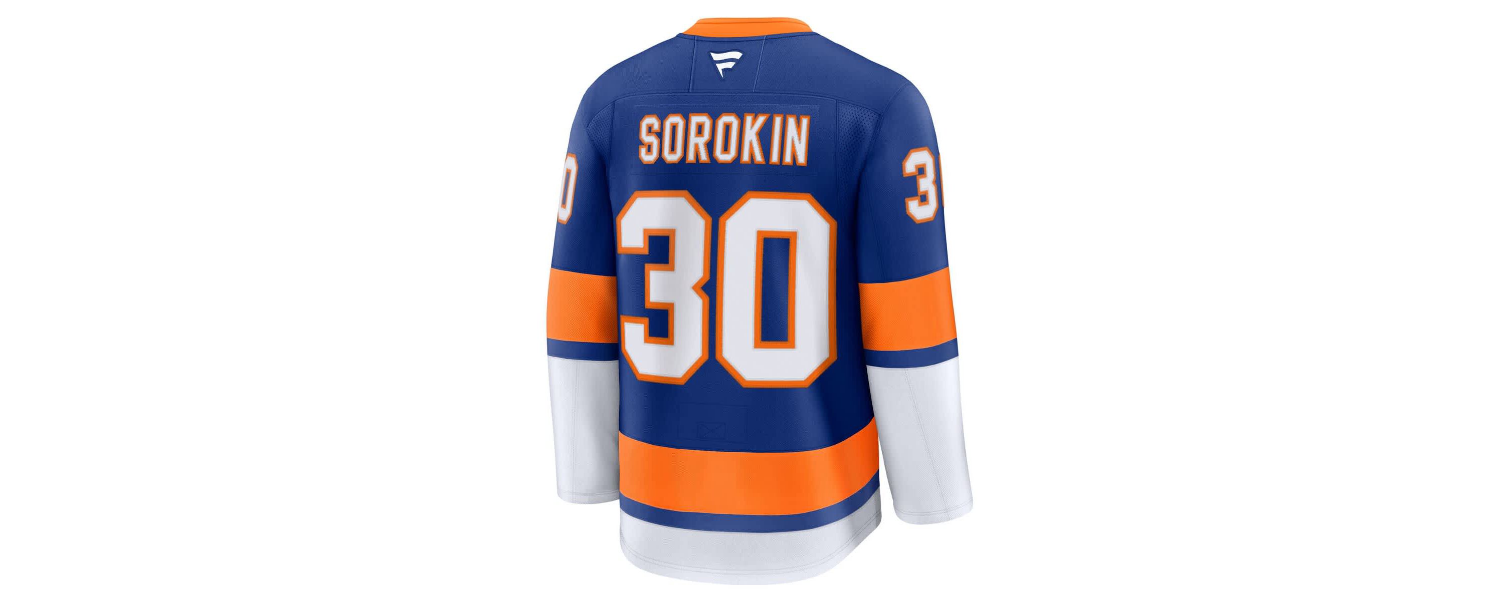 NHL Fanatics Ilya Sorokin New York Islanders Home Premium Jersey