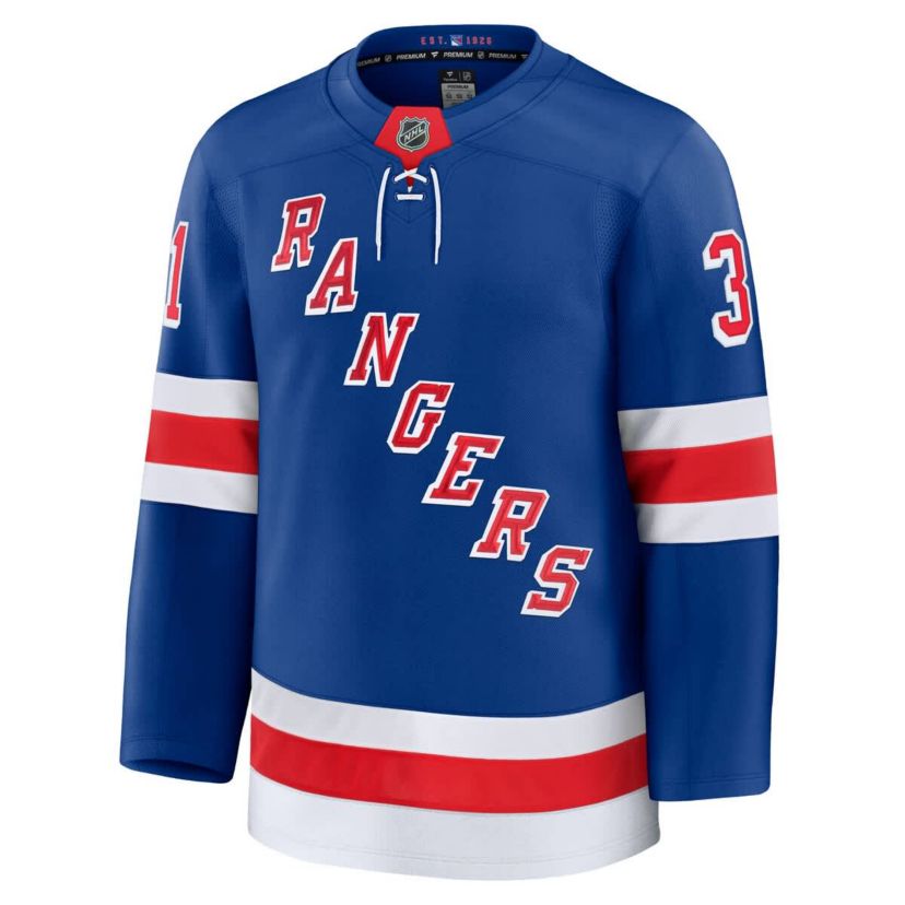 NHL Fanatics Igor Shesterkin New York Rangers Home Premium Jersey