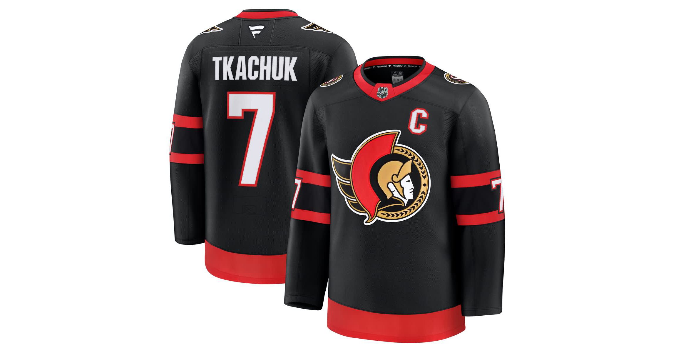 NHL Fanatics Brady Tkachuk Ottawa Senators Home Premium Jersey