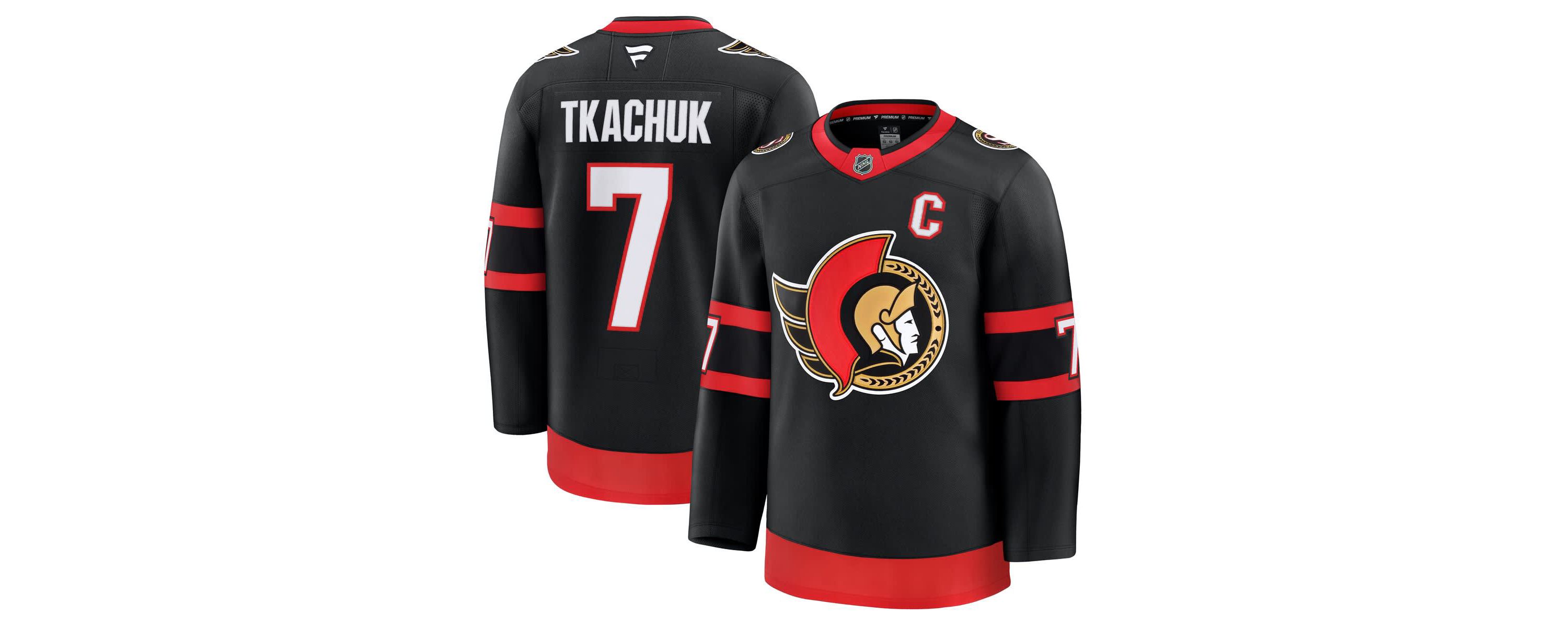 NHL Fanatics Brady Tkachuk Ottawa Senators Home Premium Jersey