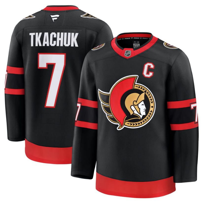 NHL Fanatics Brady Tkachuk Ottawa Senators Home Premium Jersey