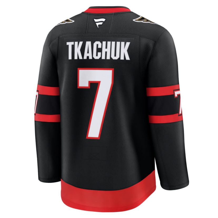 NHL Fanatics Brady Tkachuk Ottawa Senators Home Premium Jersey
