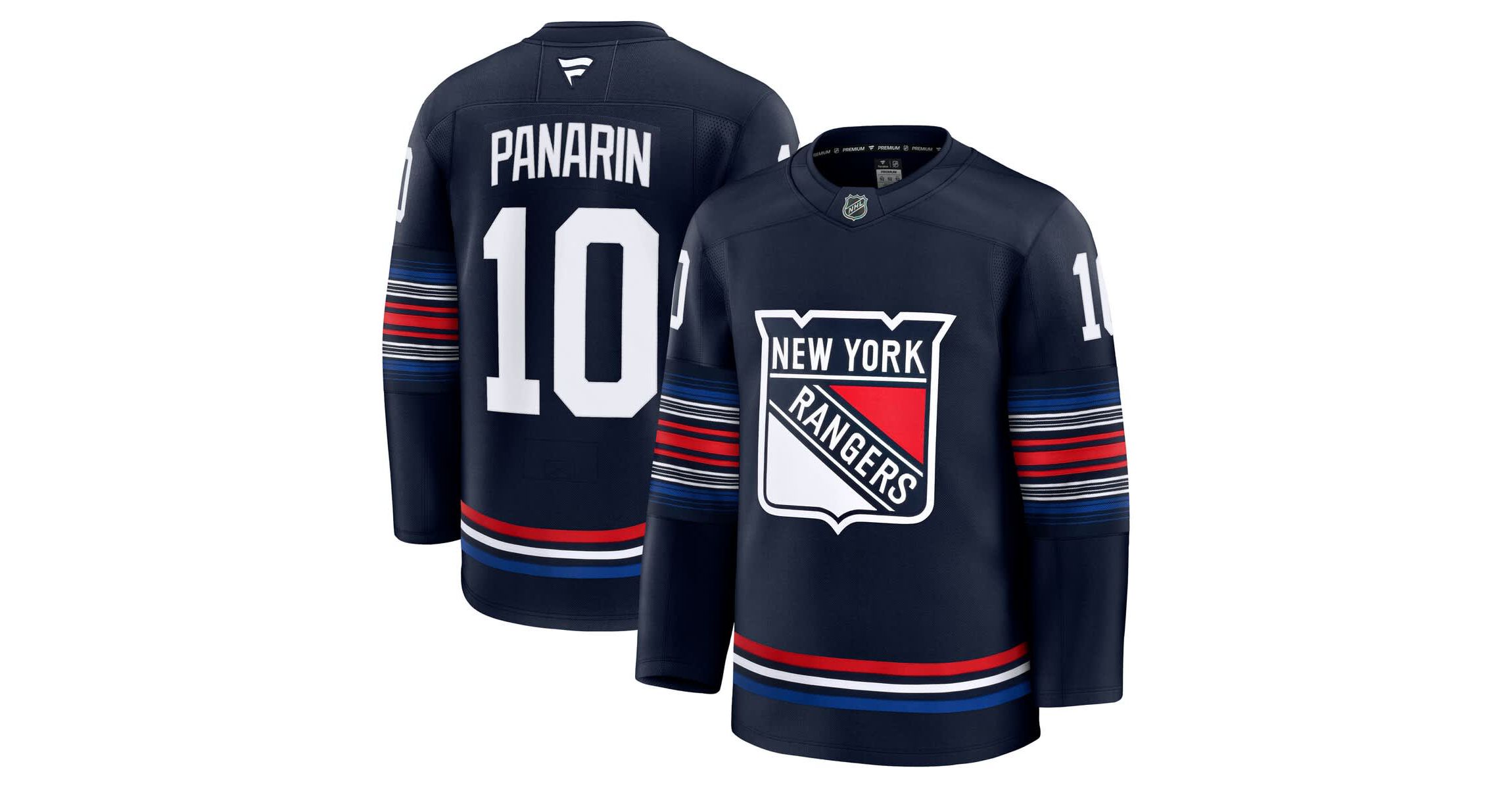 NHL Fanatics Artemi Panarin New York Rangers Alternate Premium Jersey
