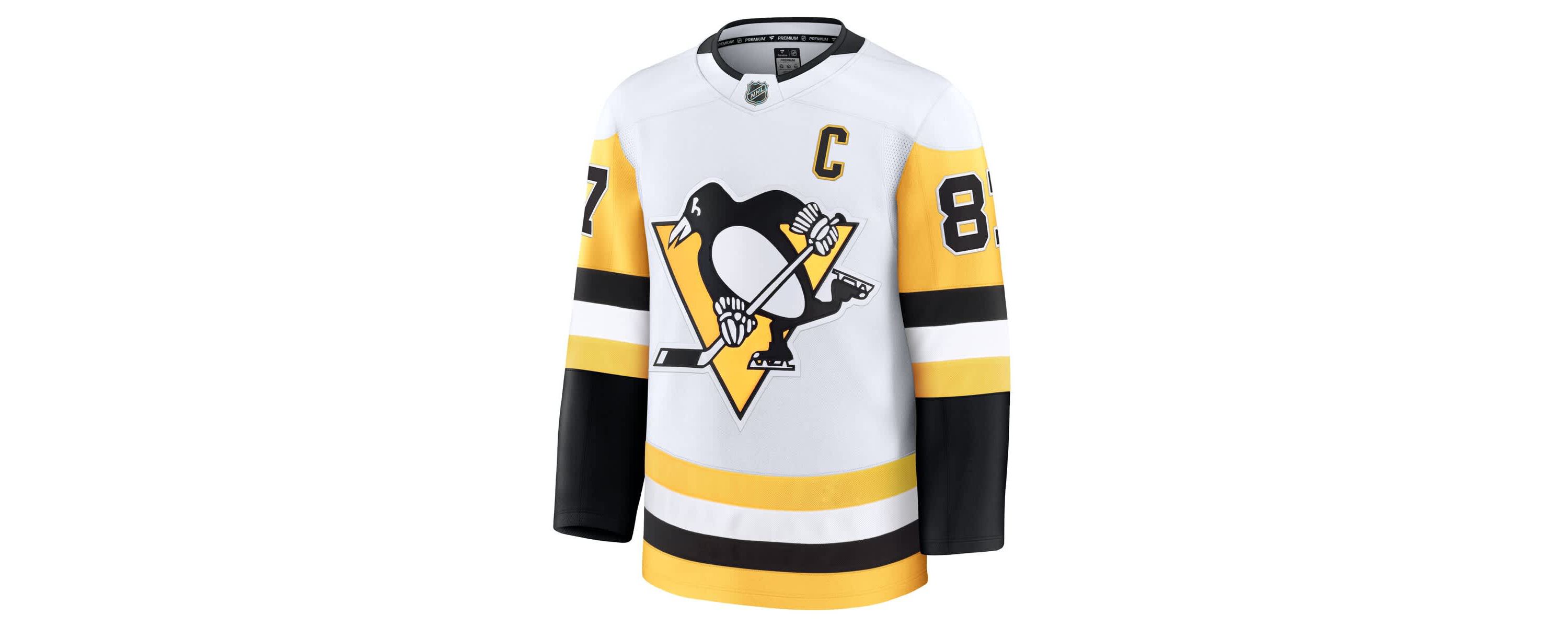 NHL Fanatics Sidney Crosby Pittsburgh Penguins Away Premium Jersey