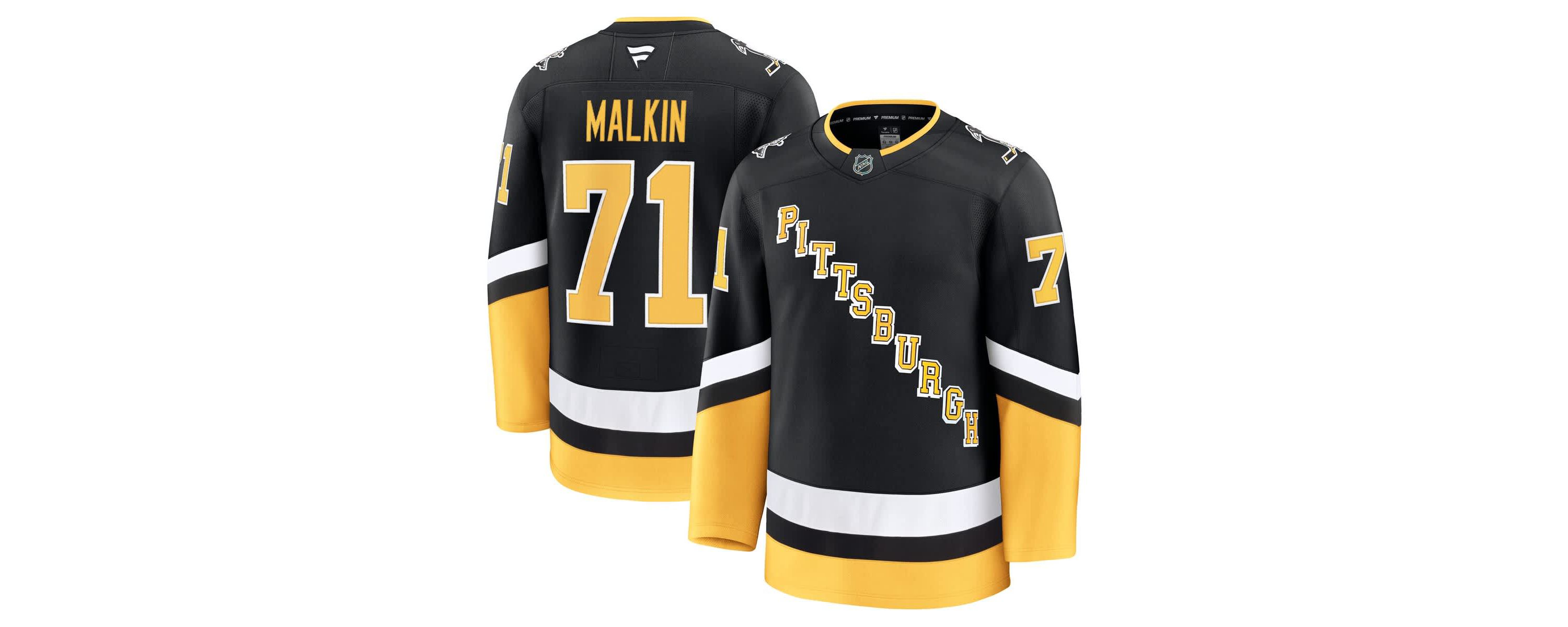 NHL Fanatics Evgeni Malkin Pittsburgh Penguins Alternate Premium Jersey
