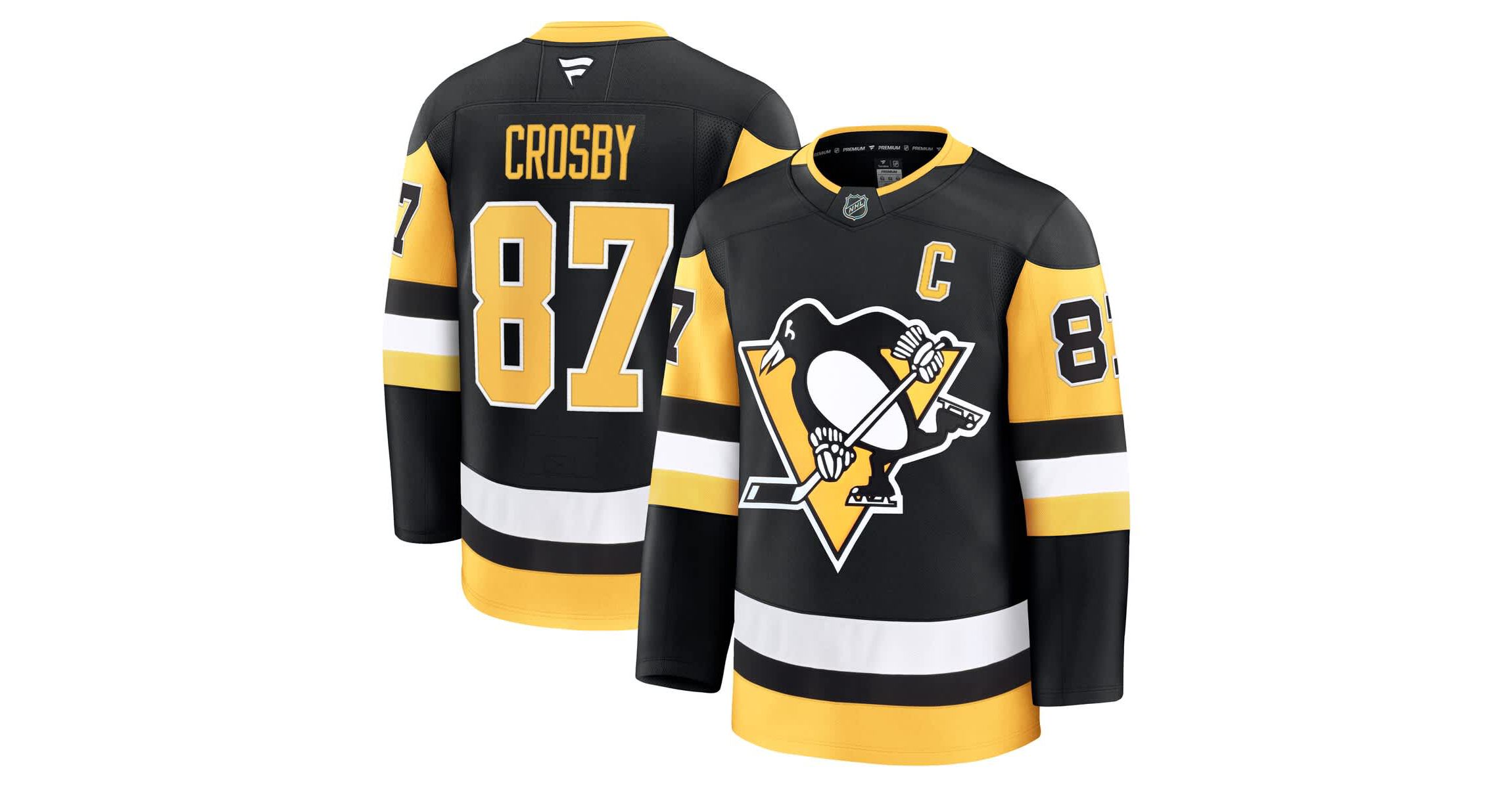 NHL Fanatics Sidney Crosby Pittsburgh Penguins Home Premium Jersey