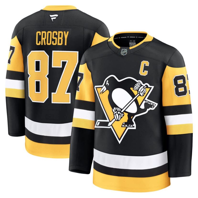 NHL Fanatics Sidney Crosby Pittsburgh Penguins Home Premium Jersey