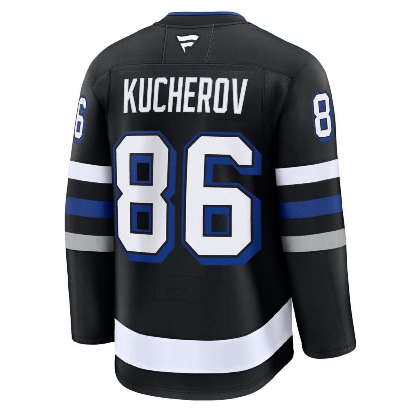 NHL Fanatics Nikita Kucherov Tampa Bay Lightning Alternate Premium Jersey
