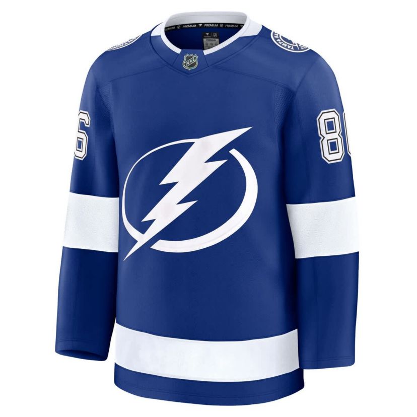NHL Fanatics Nikita Kucherov Tampa Bay Lightning Home Premium Jersey