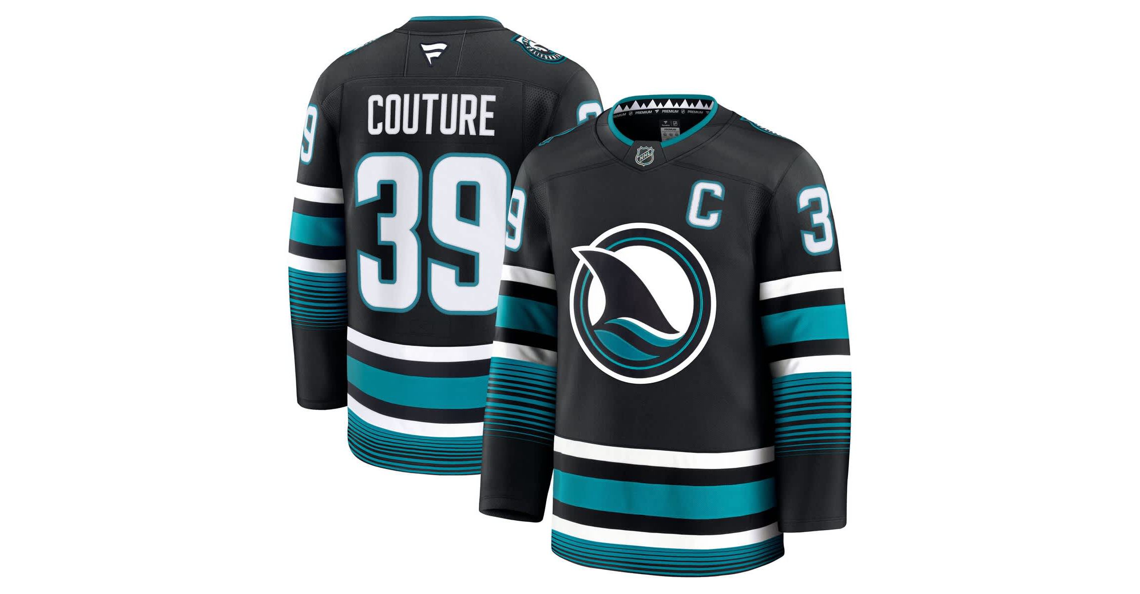NHL Fanatics Logan Couture San Jose Sharks Alternate Premium Jersey