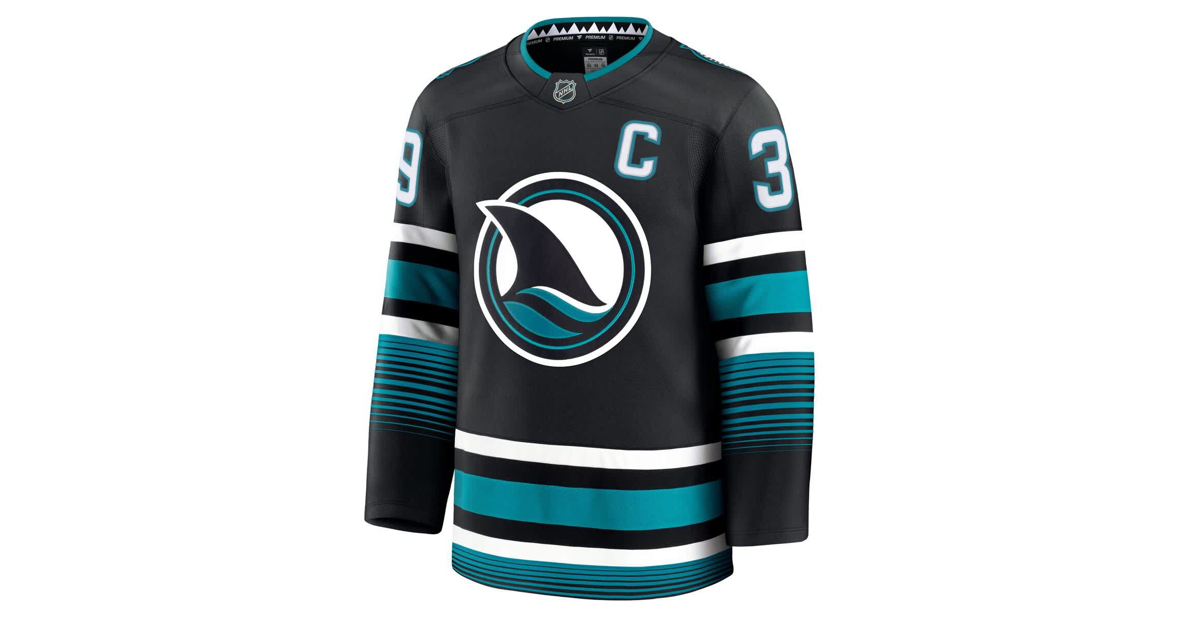 NHL Fanatics Logan Couture San Jose Sharks Alternate Premium Jersey
