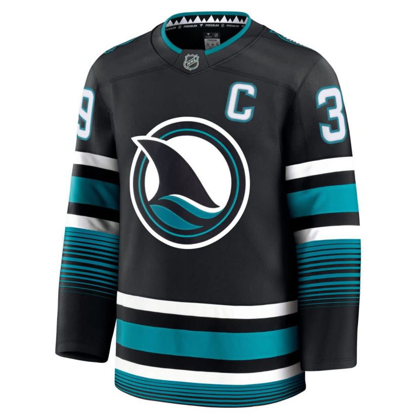 NHL Fanatics Logan Couture San Jose Sharks Alternate Premium Jersey