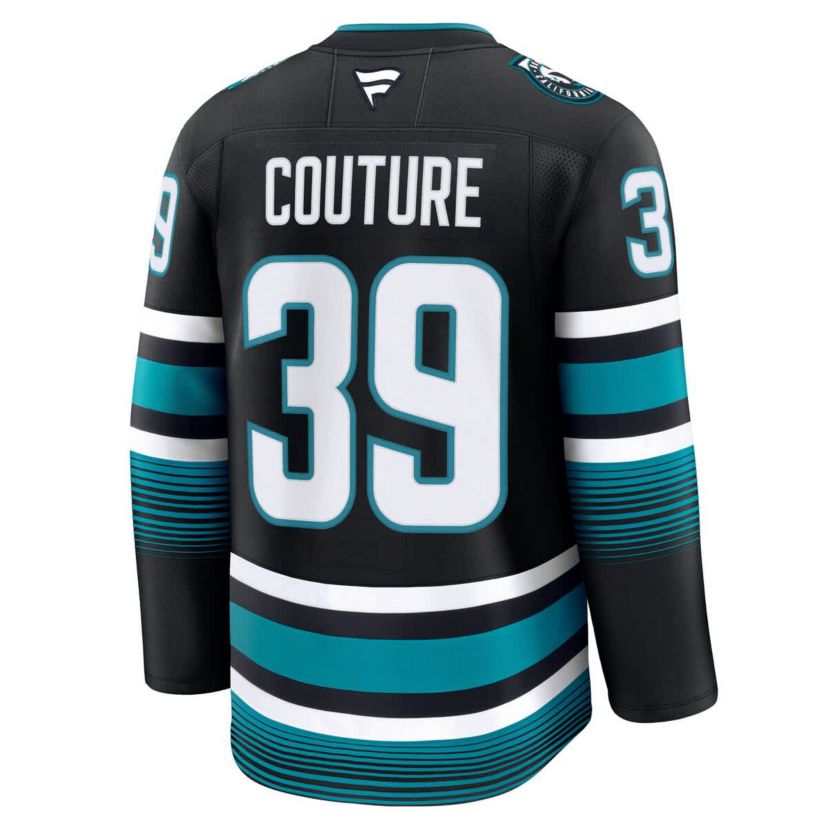 NHL Fanatics Logan Couture San Jose Sharks Alternate Premium Jersey
