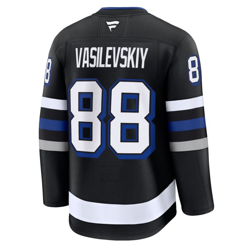 NHL Fanatics Andrei Vasilevskiy Tampa Bay Lightning Alternate Premium Jersey