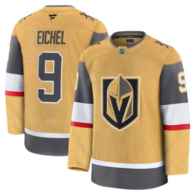Men's NHL Fanatics Jack Eichel Vegas Golden Knights Home Premium Jersey, Gold, 54